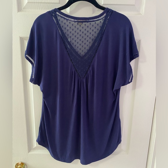 Meadow Rue Navy Top (Medium) - Picture 4 of 4